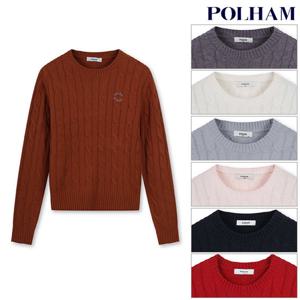 폴햄  여성 케이블 풀오버 니트(PHE4ER2470)