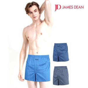 제임스딘 60수주자나염 남성사각 남자트렁크팬티 3매