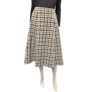 [페이지플린]체크패턴 기모 플레어스커트(F4DSK008A)