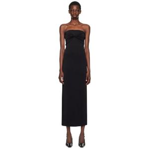 25 FW 토브 여성 블랙 케이트 맥시 드레스 242933F055009