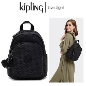 [키플링]키플링 미니백팩 DELIA MINI 델리아 미니 시그니처 엠보 KPABA21 SIEB