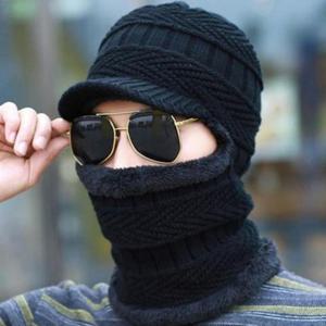 따뜻한 스타일 도톰 두께 야외 일체형 넥워머 챙비니