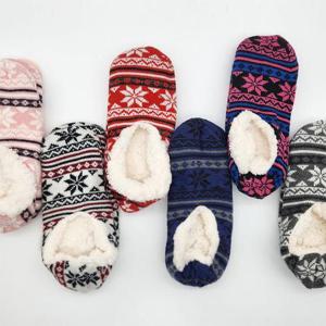 양털가득 방한덧신 겨울양말 눈꽃 겨울덧신 3켤레묶음