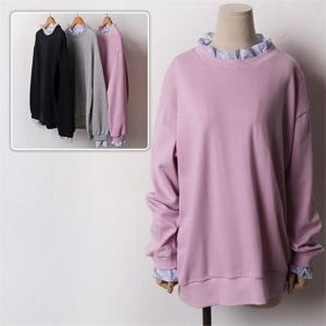 [SidMarket] 줄리셔링셔츠맨투맨티 21D205A 빅사이즈 여성의류