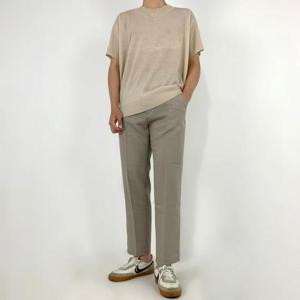 오버핏 브이넥 반팔 니트