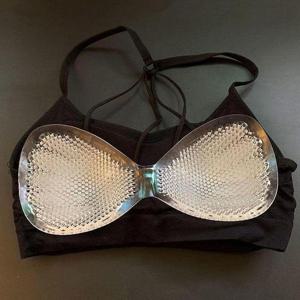 실리콘브라 가슴패드 벌집 모양 방수 수영복 뽕 패드