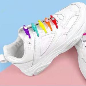 무매듭 실리콘 신발끈 운동화끈 12P