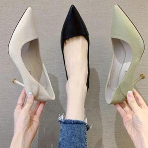 펌프스 7CM힐 뾰족코 여성구두 LK-Q21