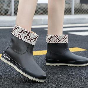 3컬러 여성레인부츠 방한장화 털신발 캠핑화 TAIN26