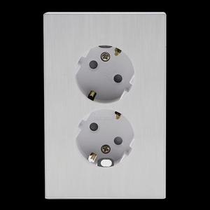 매입콘센트(데코) 2구 화이트