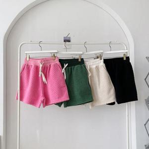 빅사이즈면반바지 K735L412 끈밴딩소프트푸들반바지 KD