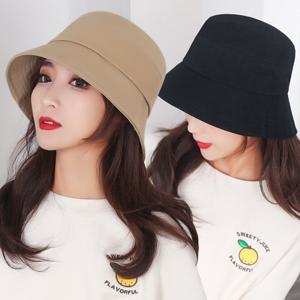 [디작소]여성 데일리 기본 무지 심플 벙거지 모자