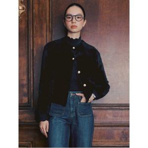 [빈폴레이디스] [B. my] 헤어리 라운드넥 카디건  블랙 (BF4X5AN055)