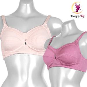 해피로 인견 오가닉 X-UP 노와이어 홑겹 브라 3702