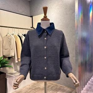 [ab.f.z]AOZ1HY33A_데님 카라 레이어드 가디건