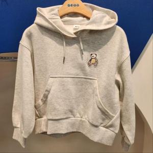 에스핏 HC23 기모 곰돌이 루즈 후드 티셔츠 SJY711FKHT06