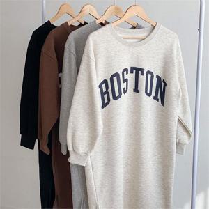 보스 기모 롱원피스 212N746S 빅사이즈 여성의류