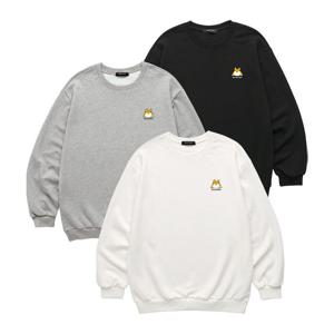 [밴웍스]웰시코기 버트 오버핏 맨투맨(VNCTS407)