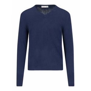 [BALLANTYNE] 라프리마 남성 보트 넥 브이넥 스웨터 B2P00112K0013777 Blue /8