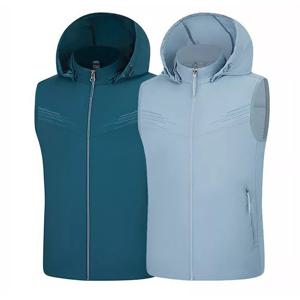 [콜핑]LD08 남자 여름 후드탈부착 스트레치 등산조끼 KUV7152M