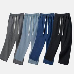 SABA1015 세미와이드 밴딩청바지 편안한 바지