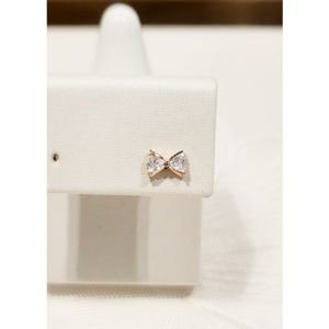 미니골드 14k 리본 피어싱 ECOM4233