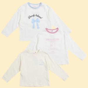 로엠걸즈 라운드넥 그래픽 티셔츠RGLA2511C