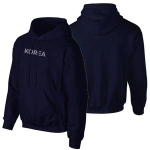 네이비 밀리터리 스포츠 기모 후드티 KOREA
