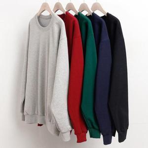 빅사이즈무지티 w019L501 베이직루즈맨투맨 PC