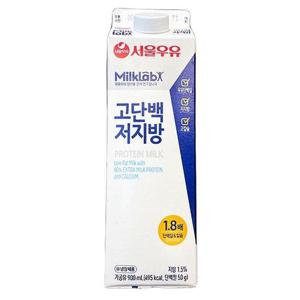 [에이알비티] 서울우유 밀크랩 고단백 저지방우유 900ml 40505_ice
