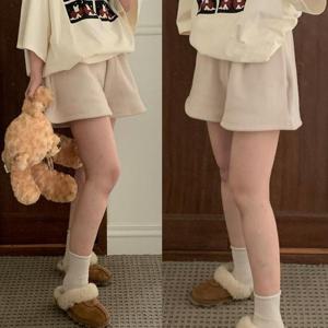 기모부클밴딩반바지 412T602S 빅사이즈 여성의류