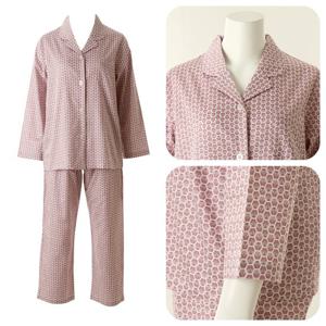 [비너스]순면 부드럽고 가벼운착용감 실켓면 여성잠옷 긴팔잠옷 파자마 VPA4512W