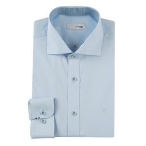 [에스티듀퐁(셔츠)]25SS 블루 슬림핏 와이드 면120수 와이셔츠룩 SE5SM21LS303SBU