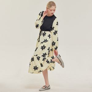 [포커스]빅플라워배색원피스 PBVFF5S1OP3041