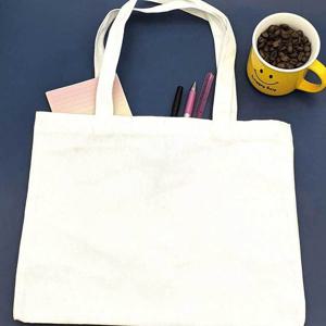 무지 캔버스백 화이트 가로S 에코백 캔버스쇼퍼백