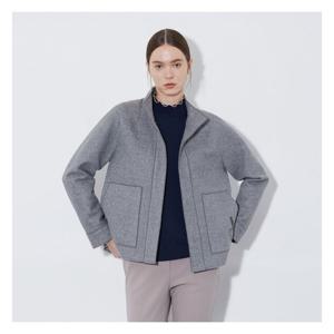 [올리비아로렌]자수 포인트 밴드 카라 자켓_VVCCL4S1371