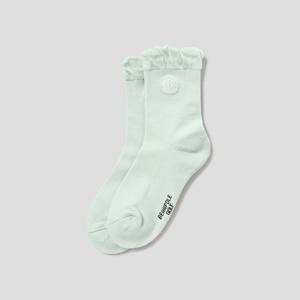 [빈폴ACC(골프)] (BE51KTA02L) 여성 셔링 미들삭스 - 라이트 그린