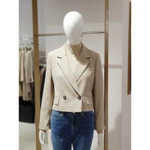 [에꼴드파리] 잔체크 크롭 재킷 10ZRB42WJAM10Z