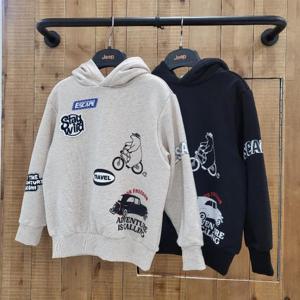 지프키즈 sh06 전판 셋업 후드티 KQ1THU053