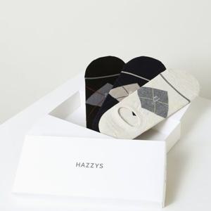 [헤지스] 체크 배색 페이크삭스 3종 세트 HJSS5E202WT