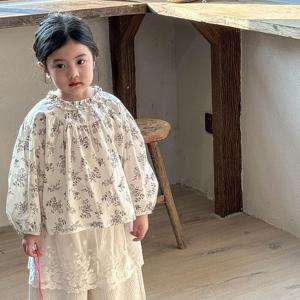 [베이비맥스] 로디 플라워 프릴 블라우스 R13552