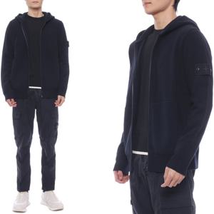 [스톤아일랜드] 24FW 남성 고스트 피스 울 후드집업 (8115528FA V0020 24F)