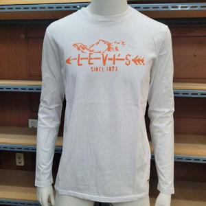 [리바이스] 프린트 라운드긴팔티셔츠66066-0111