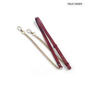 홀릭메이커 여성 스트랩 HREB151 소가죽 체인 장식 끈