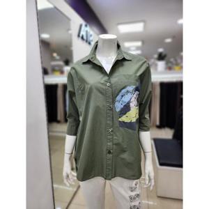 아르테 세이브존06 면혼방 프린팅 남방재킷 DPCPWJ420