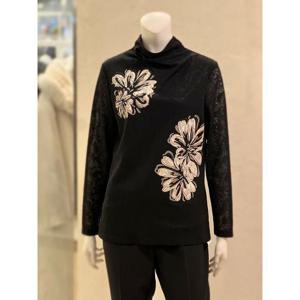 벨리시앙 세이브존01 반하이넥 플라워 프린트 블라우스(3color) BL4109