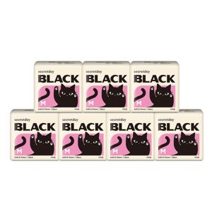 [시크릿데이]시크릿데이 블랙 생리대 중형 16p X 7팩