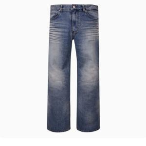 [버커루] 남성 스트레이트 M톤 구제 데님 팬츠 (B255DP118P