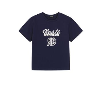 [르샵]l1f22jts060u라운드넥 로고 자수 크롭 티셔츠