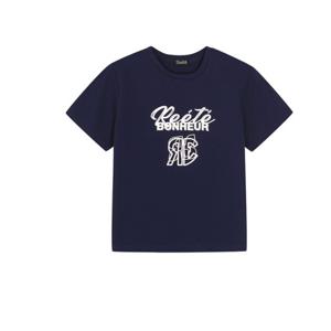 [르샵]l1f22jts060uu라운드넥 로고 자수 크롭 티셔츠